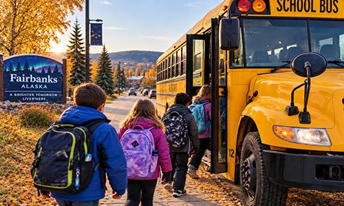 Alaska School Bus Stop Safety
